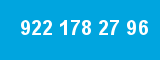922 178 27 96 922 178 27 96